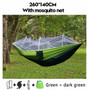 Fabric Hanging 1-2 Person Outdoor Camping Hammock with Mosquito Net