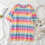 Long Sleeve Plaid Patchwork Simple Oversized Graphic T-Shirts for Women