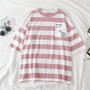 Long Sleeve Plaid Patchwork Simple Oversized Graphic T-Shirts for Women