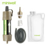 Portable Water Filter Emergency Survival kit with Bag for Travelling, Hiking & Camping