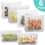 12Pcs/Set Fresh-keeping Reusable Silicone Food Bag