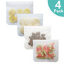 12Pcs/Set Fresh-keeping Reusable Silicone Food Bag