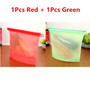 Reusable Silicone Ziplock Food Storage Bags