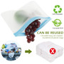 Reusable Silicone Transparent Food Fresh Bags for Kitchen