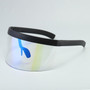 Big Frame Shield Brand Design Fashion Gradient Sunglasses for Women & Men