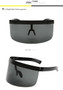Brand New Designer Oversized Shield Visor Sunglasses for Women & Men