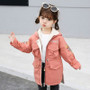 Fashionable Windbreaker Hooded Jacket for Girls