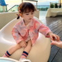 Embroidery Tie Dye Outwear Spring Autumn Denim Jackets for Kids