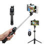 Tripod Monopod Bluetooth Selfie Stick with Button Remote Camera Selfie Stick for iPhone 6 8 Plus Huawei Android Phone