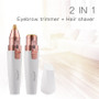 2 In 1 Portable Hair Remover Eyebrow Trimmer