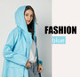Waterproof Riding Cloth Fashionable Long Hooded Raincoat for Outdoor