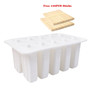 Silicone Ice Popsicle Mold Ice Cream Maker with 100PCS Sticks
