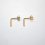 Everyday Wear Handmade Staple Stud Minimalist Fashion Earrings for Women