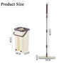 Wet or Dry Usage Magic Automatic Self Cleaning Hand-Free Wringing Floor Cleaning Mop and Bucket