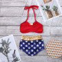 Top Selling 2pcs Backless Swimsuit Bikini for Baby Girl