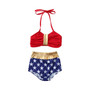 Top Selling 2pcs Backless Swimsuit Bikini for Baby Girl