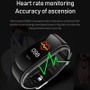 Smart Blood Pressure & Heart Rate Monitor Fitness Tracker For Men Women