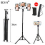 Illuminated Mount Lightweight Smartphone Tripod Selfie Stick Support for iPhone Android Phone