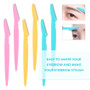 36Pcs Epilator Eyebrow Razor Knife Facial Remover Shaver MakeupTrimmer