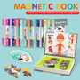 10 Types 3D Puzzles Intelligent Magnetic Book Brain Training Educational Toys for Kids