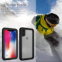Waterproof Rugged Clear Back Case with Screen Protector for iPhone 11 Pro Max XR XS MAX 5S SE 6S 7 8 Plus