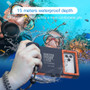 Professional Diving Waterproof Depth Phone Cover For iPhone 6 6S 7 8 Plus 11 Pro Max X XR XS Max