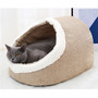 Washable Warm Pet Cat Bed With Free Cushion Pillow