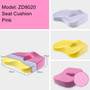 Non-Slip Orthopedic Memory Foam Seat Cushion for Office Chair Car Wheelchair Back Support