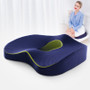 Non-Slip Orthopedic Memory Foam Seat Cushion for Office Chair Car Wheelchair Back Support