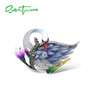 Trendy Fashion Pure 925 Sterling Silver Brooch for Women