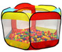 Ball Pit Play Tent for Kids - 6-sided Playhouse for Children Indoor or Outdoor Tent