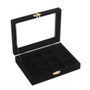 Jewelry Box Display Tray Inserts 12 Grids Jewelry Storage Case Tray