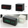 Modern Electronic Wooden LED Desktop Alarm Clock
