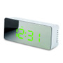 LED Digital Mirror Display Rectangle Desk Alarm Clock