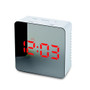 LED Digital Mirror Display Rectangle Desk Alarm Clock