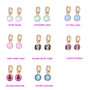 Beautiful Exquisite Crystals from Swarovski Gold Color Plated Earrings for Women