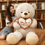 Attractive 1pc I Love You Holding LOVE Heart Soft Teddy Bear