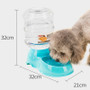 Water Dispenser Automatic Feeders Plastic Bowl for Cats and Dogs