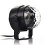Mini RGB 3W Crystal Magic Ball LED Stage Lamp with IR Remote Controller for Party