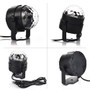 Mini RGB 3W Crystal Magic Ball LED Stage Lamp with IR Remote Controller for Party
