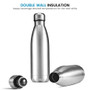 Classic Double-Wall Insulated Vacuum Flask Stainless Steel Sports Water Bottle