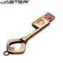 Designer Copper Love Heart Key Shaped 4GB/16GB/32G/64GB USB Flash Drive/Pen Drive