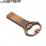 Designer Copper Love Heart Key Shaped 4GB/16GB/32G/64GB USB Flash Drive/Pen Drive