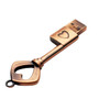 Designer Copper Love Heart Key Shaped 4GB/16GB/32G/64GB USB Flash Drive/Pen Drive