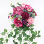 Beautiful Silk Artificial Rose Flower for Wedding DIY Decor/Home Garland Decor