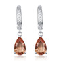 Trendy Zultanite Gemstone 925 Sterling Silver Clip Earrings for Women