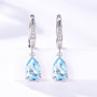 Trendy Zultanite Gemstone 925 Sterling Silver Clip Earrings for Women