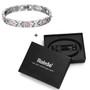 Fashionable Shiny Crystal Stainless Steel Charm Chain & Link Bracelet for Women