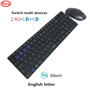 HOT SELLING Multi-Mode Silent Wireless Keyboard + Mouse for Laptop