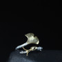 Fashionable 925 Sterling Silver Snail Adjustable Silver Ring for Women